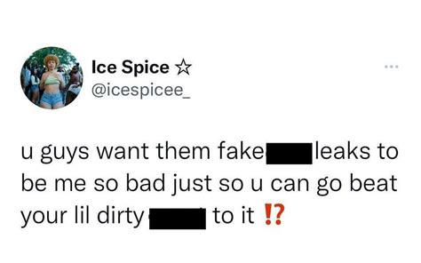 ice spice leeked|Ice Spice Speaks On The Leaked Texts Of Her。